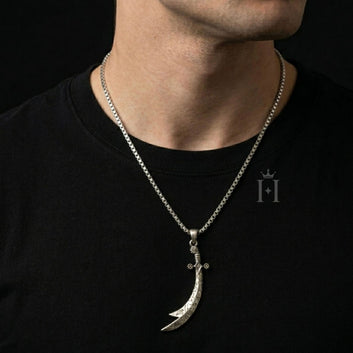 Zulfiqar Signature Pendant By Hunar