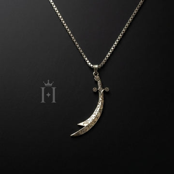 Zulfiqar Signature Pendant By Hunar
