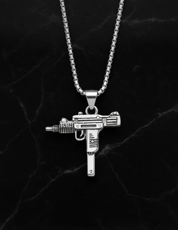 Uzi Gun Pendant - Hunarr
