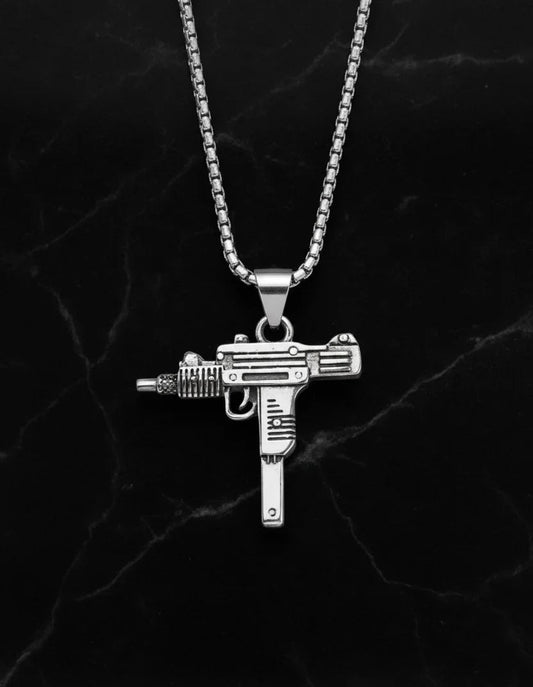 Uzi Gun Pendant - Hunarr