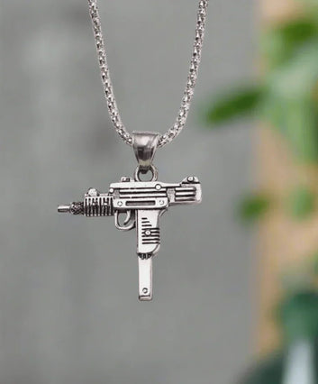 Uzi Gun Pendant - Hunarr
