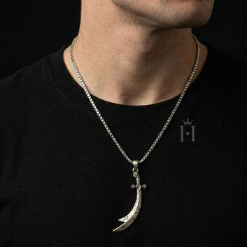 Zulfiqar Signature Pendant By Hunar - Hunarr