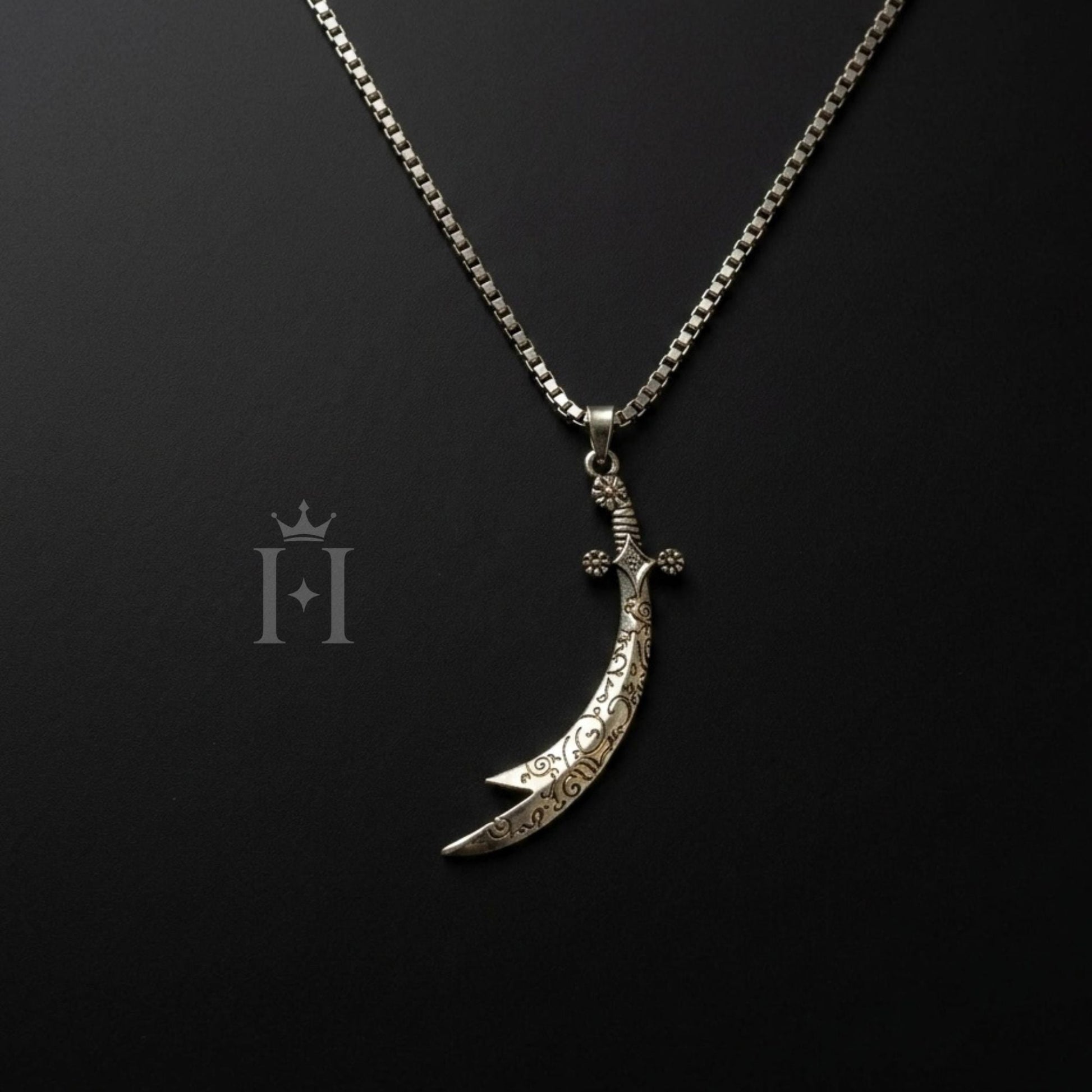 Zulfiqar Signature Pendant By Hunar - Hunarr