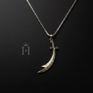 Zulfiqar Signature Pendant By Hunar - Hunarr