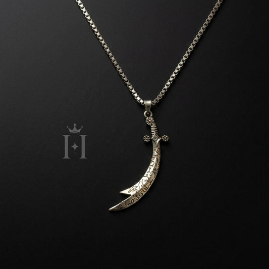Zulfiqar Signature Pendant By Hunar - Hunarr
